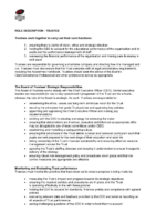 Trustee Role Description November 2022