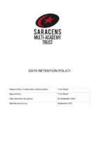Data Retention Policy September 2024