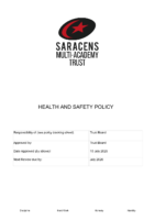 Health and Safety Policy July 2025