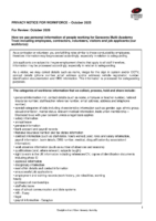 Privacy Notice WORKFORCE October 2025